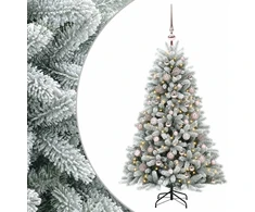 Dirbtinė Kalėdų eglutė su burbulais 120 cm 150 LED Šilta balta