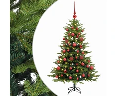 Dirbtinė Kalėdų eglutė su burbulais 120 cm 150 LED Šilta balta