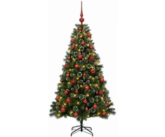Dirbtinė Kalėdų eglutė su burbulais 120 cm 150 LED Šilta balta