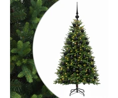 Dirbtinė Kalėdų eglutė su burbulais 120 cm 150 LED Šilta balta