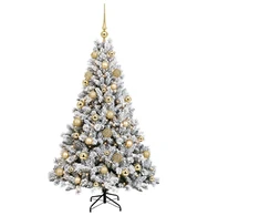 Dirbtinė Kalėdų eglutė su burbulais 120 cm 150 LED Šilta balta