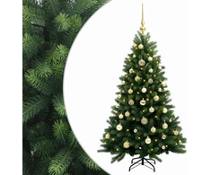 Dirbtinė Kalėdų eglutė su burbulais 120 cm 150 LED Šilta balta