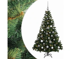 Dirbtinė Kalėdų eglutė su burbulais 120 cm 150 LED Šilta balta