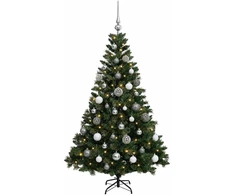 Dirbtinė Kalėdų eglutė su burbulais 120 cm 150 LED Šilta balta