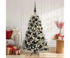 Dirbtinė Kalėdų eglutė su burbulais 120 cm 150 LED Šilta balta