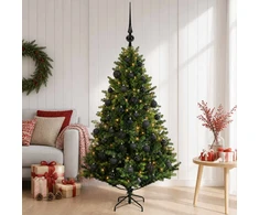 Dirbtinė Kalėdų eglutė su burbulais 120 cm 150 LED Šilta balta
