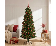 Dirbtinė Kalėdų eglutė su burbulais 120 cm 150 LED Šilta balta