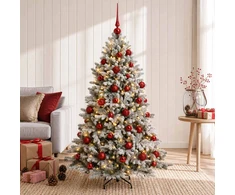 Dirbtinė Kalėdų eglutė su burbulais 120 cm 150 LED Šilta balta
