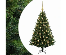 Dirbtinė Kalėdų eglutė su burbulais 120 cm 150 LED Šilta balta