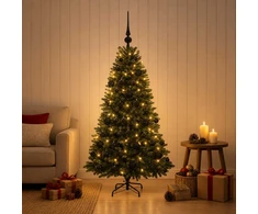 Dirbtinė Kalėdų eglutė su burbulais 120 cm 150 LED Šilta balta