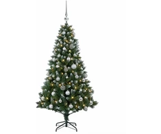 Dirbtinė Kalėdų eglutė su burbulais 120 cm 150 LED Šilta balta