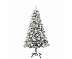 Dirbtinė Kalėdų eglutė su burbulais 120 cm 150 LED Šilta balta