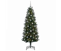 Dirbtinė Kalėdų eglutė su burbulais 120 cm 150 LED Šilta balta