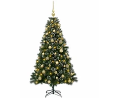 Dirbtinė Kalėdų eglutė su burbulais 120 cm 150 LED Šilta balta