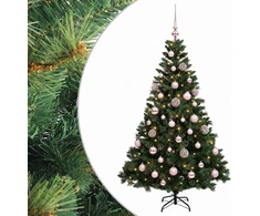 Dirbtinė Kalėdų eglutė su burbulais 120 cm 150 LED Šilta balta