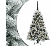 Dirbtinė Kalėdų eglutė su burbulais 120 cm 150 LED Šilta balta