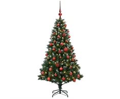 Dirbtinė Kalėdų eglutė su burbulais 120 cm 150 LED Šilta balta