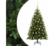Dirbtinė Kalėdų eglutė su burbulais 120 cm 150 LED Šilta balta