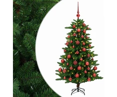 Dirbtinė Kalėdų eglutė su burbulais 120 cm 150 LED Šilta balta