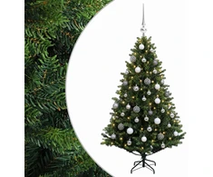 Dirbtinė Kalėdų eglutė su burbulais 150 cm 150 LED Šilta balta