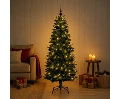 Dirbtinė Kalėdų eglutė su burbulais 150 cm 150 LED Šilta balta