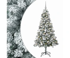 Dirbtinė Kalėdų eglutė su burbulais 150 cm 150 LED Šilta balta