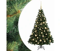 Dirbtinė Kalėdų eglutė su burbulais 150 cm 150 LED Šilta balta