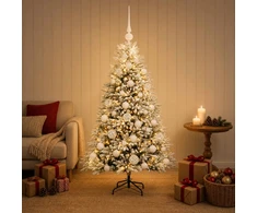 Dirbtinė Kalėdų eglutė su burbulais 150 cm 150 LED Šilta balta