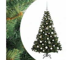 Dirbtinė Kalėdų eglutė su burbulais 150 cm 150 LED Šilta balta