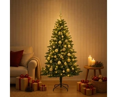Dirbtinė Kalėdų eglutė su burbulais 150 cm 150 LED Šilta balta