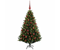 Dirbtinė Kalėdų eglutė su burbulais 150 cm 150 LED Šilta balta
