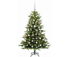 Dirbtinė Kalėdų eglutė su burbulais 150 cm 150 LED Šilta balta