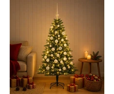 Dirbtinė Kalėdų eglutė su burbulais 150 cm 150 LED Šilta balta