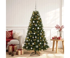 Dirbtinė Kalėdų eglutė su burbulais 150 cm 150 LED Šilta balta