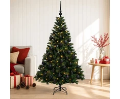 Dirbtinė Kalėdų eglutė su burbulais 150 cm 150 LED Šilta balta