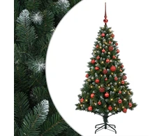 Dirbtinė Kalėdų eglutė su burbulais 150 cm 150 LED Šilta balta