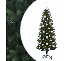 Dirbtinė Kalėdų eglutė su burbulais 150 cm 150 LED Šilta balta