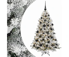 Dirbtinė Kalėdų eglutė su burbulais 150 cm 150 LED Šilta balta