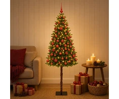 Dirbtinė Kalėdų eglutė su burbulais 150 cm 150 LED Šilta balta