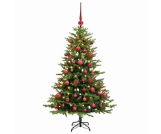 Dirbtinė Kalėdų eglutė su burbulais 150 cm 150 LED Šilta balta