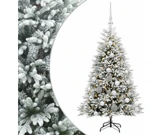Dirbtinė Kalėdų eglutė su burbulais 150 cm 150 LED Šilta balta