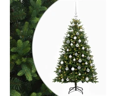 Dirbtinė Kalėdų eglutė su burbulais 150 cm 150 LED Šilta balta