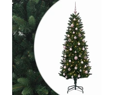 Dirbtinė Kalėdų eglutė su burbulais 150 cm 150 LED Šilta balta