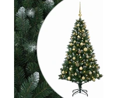 Dirbtinė Kalėdų eglutė su burbulais 150 cm 150 LED Šilta balta