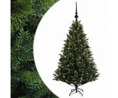 Dirbtinė Kalėdų eglutė su burbulais 150 cm 150 LED Šilta balta