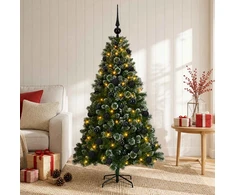 Dirbtinė Kalėdų eglutė su burbulais 150 cm 150 LED Šilta balta