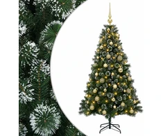 Dirbtinė Kalėdų eglutė su burbulais 150 cm 150 LED Šilta balta