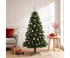 Dirbtinė Kalėdų eglutė su burbulais 150 cm 150 LED Šilta balta