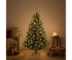 Dirbtinė Kalėdų eglutė su burbulais 150 cm 150 LED Šilta balta