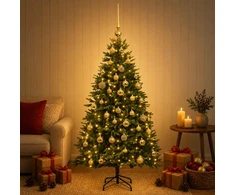 Dirbtinė Kalėdų eglutė su burbulais 150 cm 150 LED Šilta balta